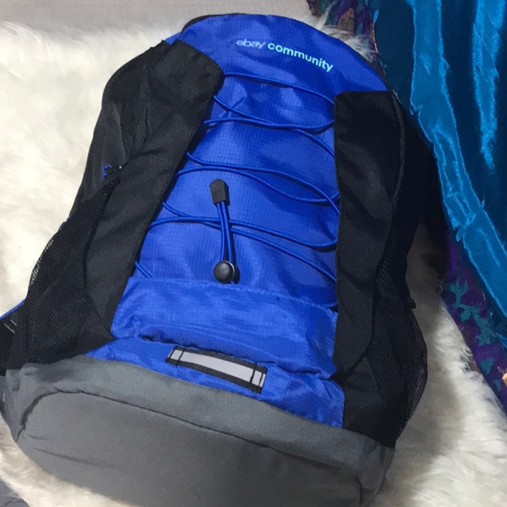 NEW eBay logo lightweight backpack adjustable basecamp